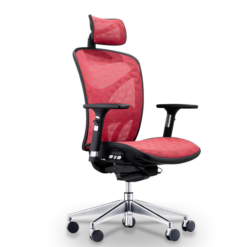 Luxury Office Furniture Multiple Colour All Mesh Highback President Executive Ergonomic Chair