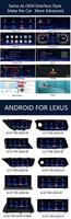 Reproductor de DVD para coche YZG Top Qual 12,3 ''pantalla de reproducción de coche actualización Radio doble Din Android Rx 2015 300 400H Navi 350 para Lexus