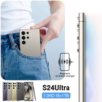 Fnban Sam Sung S24 Ultra 5G Smartphone Processeur Déca-Core Caméra Arrière 108MP Écran LCD 144Hz Charge Rapide 120W Prix Bas Espagnol