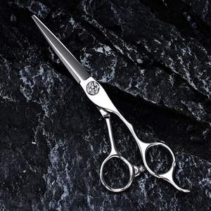 Qy 6.0 Inch <b>Hair</b> <b>Scissors</b> Thinning Shears Stainless Steel Professional Barber Tools For <b>Hair</b> Cutting And Styling - Product Image 4