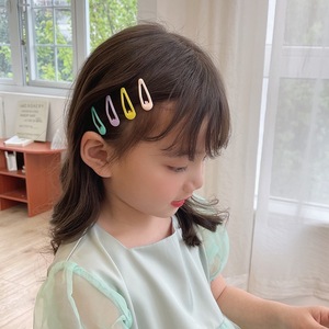 Barrette à cheveux en alliage lumineux de couleur unie, de haute qualité et durable, pour filles, mignonne, couleur poudre, cadeau - Product Image 2