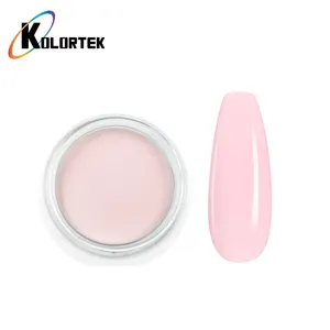 Kolortek pó de imersão translúcido para unhas, gelatina rosa nude, pó de imersão em cores para salão de manicure DIY, pó de imersão para namorados