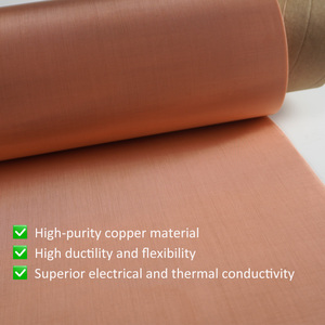 60mesh 0.12mm <strong>Wire</strong> Commercially Pure <strong>Copper</strong> Woven Mesh Red <strong>Copper</strong> <strong>Wire</strong> Cloth - Product Image 6