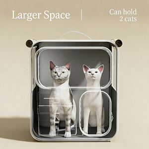 <span class=keywords><strong>Mochila</strong></span> transportadora para mascotas <span class=keywords><strong>con</strong></span> cierre de cremallera, gran capacidad, portátil, para perros y gatos, diseño moderno - Product Image 4