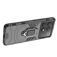 Coque anti-chute antichoc pour Xiaomi Poco X6 Pro X5 X6 F5 M6 Pro Ring Stand Phone Cover