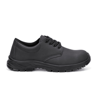 Botas de Seguridad Negras Transpirables de Corte Bajo JIANKUN, Antideslizantes, con Suela Ligera de PU+PU, de Alta Calidad, Impermeables, de Microfibra, para Invierno
