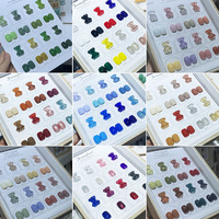 Nouveau Kit de Gel Ongles Professionnel 8 Couleurs Style Morandi Ours Bleu et Caramel, Sans Résidu, Collection Été 2026