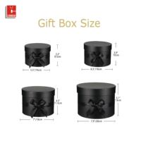 Boîte Cadeau Ronde en Carton Personnalisable avec Logo, Tube Rond Vide pour Chapeaux ou Fleurs, Boîtes en Papier Premium avec Nœud