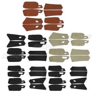 8 piezas de cubiertas protectoras de microfibra para paneles de manijas de puerta y reposabrazos de coche para VW Golf 7 2014 2015 2016 2017 2018 - Product Image 2