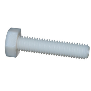 สกรูไนลอนหกเหลี่ยม Bocosite M3-M20 เกลียวเต็มเส้น เสริมใยแก้ว พลาสติก สำหรับงานอุตสาหกรรม - Product Image 1