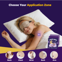Patch de soutien du sommeil certifié CE ISO, doux, non collant, relaxant, réduit l'anxiété, favorise un sommeil réparateur sans perturbations