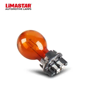 Limastar सहायक दीपक 12174HA PWY24W 12V 24W WP3.3x14.5/4 एम्बर क्वार्ट्ज ग्लास ऑटो हलोजन बल्ब