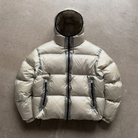 Veste d'hiver rembourrée à fermeture éclair, de haute qualité, personnalisée par le fabricant, pour hommes, pour les activités de plein air
