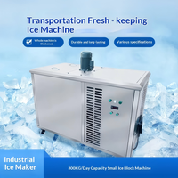 Machine à glace industrielle en blocs, capacité de 1 à 10 tonnes par jour, refroidissement à l'eau salée, pour la conservation du poisson et les systèmes de refroidissement