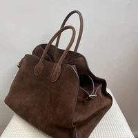 Sac fourre-tout JIOMAY en ultra-suède : L'indispensable hivernal de luxe discret pour les marques de créateurs haut de gamme