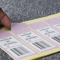 Autocollants de logo pour étiquettes d'emballage, vinyle imperméable de haute qualité, rouleau auto-adhésif, grand format personnalisé