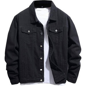 Chaqueta vaquera de hombre OEM para hombre, prendas de vestir informales, chaqueta de otoño, chaqueta vaquera abotonada, chaqueta vaquera de gran tamaño para hombre - Product Image 6