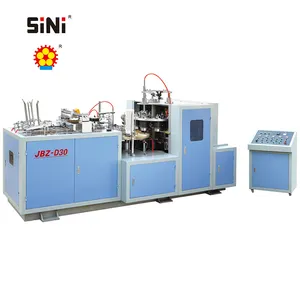 Sini Jbz-d30 High Speed Automatic Recycled Paper Cup Making Machine Cake Paper Bowl Forming Machine Paper Bowl Machine
