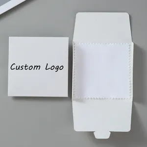 Custom Logo Silver Cleaning Cloth For Jewelry Jewellery Cleaning Cloth Custom Individual Packaged Polishing Cloth Jewelry