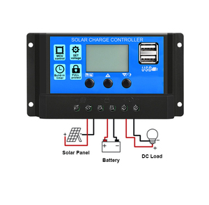 12V Tot 110V Of 220V 500W Omvormer + 30a Zonne-Energie Laadregelaar + 36W 18V Zonnepaneel Off Grid Zonnestelsel Met Onderdelen - Product Image 4