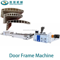 Extrudeuse de cadre de porte 65 132 wpc/ligne de production de porte et de cadre de machine wpc