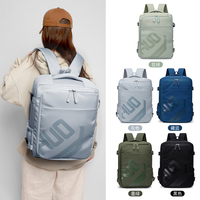 Sac de voyage multifonction Oxford grande capacité imperméable unisexe 20-39L pour l'extérieur, sac à dos pour ordinateur portable, compartiment à chaussures