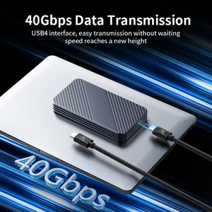 40g m.2 एसएसडी केस nvme पढ़ रहा है उच्च-गति वाली गरज 7440 3/4 यूएसबी 4 - Product Image 4