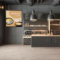 Pantalla LED Programable para Interiores P3 de 40x40 Pulgadas con Control WiFi, Multimedia HD para Tiendas Minoristas y Hostelería