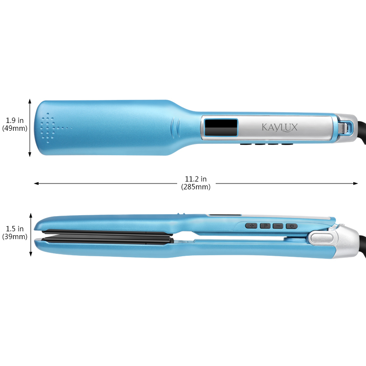 Professional Titanium Hair Straightener with LCD