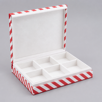 Boîte cadeau personnalisée pour bonbons de Noël et aliments pour bébés, avec logo, pelliculage mat, gaufrage, doublure en éponge, boîtes rigides pour l'emballage en gros de confiseries