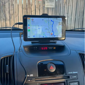 Carplay et Android Auto Screen 7 pouces portable IPS écran tactile voiture stéréo <span class=keywords><strong>Bluetooth</strong></span> mains libres prend en charge la plupart des modèles de voiture - Product Image 2