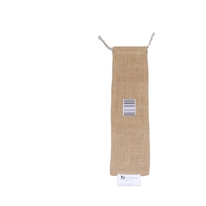 Sac à cordon portable et réutilisable en jute, résistant à l'eau et écologique, design de haute qualité - Product Image 1