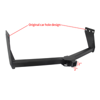 Nouvelle barre de remorquage en acier pour pick-up Great Wall Cannon, récepteur de 2 pouces, capacité de charge maximale de 8000 lb, accessoires de remorquage pour caravane