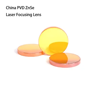 Fabricante de lentes ópticas, diâmetro de 12/18/19, 05/20/25/38, 1/50, 8mm, china, pvd znse, lente de foco a laser para máquina de corte a laser