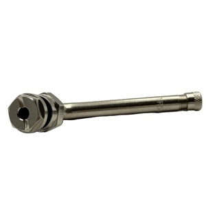 <span class=keywords><strong>Valve</strong></span> de pneu de camion et d'autobus KAISHENG TR555D, chromée, sans chambre à air, état neuf, tiges en laiton métallique, bouchons et adaptateurs - Product Image 4