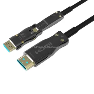 8K AOC Removable Fiber Optic HDMI 2.1 Cable 3FT 6FT 13FT 15FT 20FT 30FT 35FT 40FT 50FT 75FT 100FT Fiber Optics Active HDMI