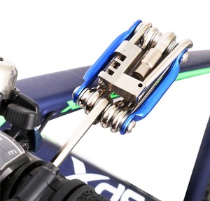 WSET BIKING-miniherramienta de reparación de bicicletas, <span class=keywords><strong>Kit</strong></span> multifunción 10 en 1, conjunto de herramientas de reparación de bicicletas de montaña y carretera - Product Image 4