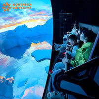 Cine Volador Profesional 3D 7D 9D a Simple Vista, Parque de Atracciones, Cine Volador, Simulador de Vuelo