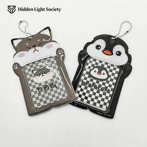 Llavero de PVC con forma de animal divertido, listo para enviar, al por mayor, para tarjetas de identificación de perros, soporte para tarjetas de identificación de perros - Product Image 5