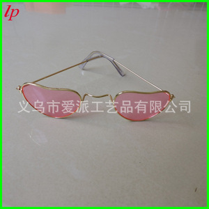 แว่นกันแดดรูปหัวใจสีชมพูกรอบทอง UV400 แฟชั่นสตรี LPS0047 - Product Image 2