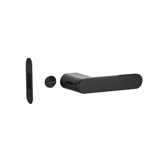 Italian Modern Minimalist Zinc Alloy Magnetic <b>Door</b> <b>Lock</b> Bedroom Handle for Villa <b>Bathroom</b> Easy Installation Chic Sleek Window - Product Image 3