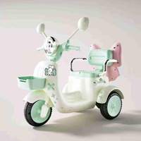 Moto électrique rose à 3 roues pour enfants, voiture à batterie pour bébés, jouet pour enfants