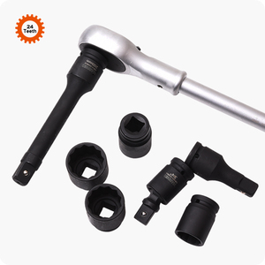 Cứng Lại 27Pcs Chuyên Nghiệp Chrome Vanadium 3/4 "Xe Sửa Chữa Tay Công Cụ <span class=keywords><strong>Kit</strong></span> Khô. Ổ Cắm Tự Động Sửa Chữa Công Cụ Thiết Lập - Product Image 5