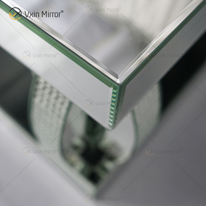 Customized WXF-291 Crystal Homemade <strong>Silver</strong> Mirrored <strong>Coffee</strong> <strong>Table</strong> - Product Image 5