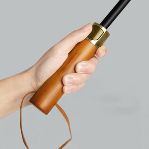 Promotion <span class=keywords><strong>Parapluie</strong></span> droit avec impression de logo personnalisé <span class=keywords><strong>Golf</strong></span> <span class=keywords><strong>Parapluie</strong></span> automatique <span class=keywords><strong>Homme</strong></span> d'affaires avec manche en bois - Product Image 2