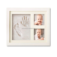 Cadre photo mural imprimé pieds et mains de bébé Eco-friend Baby Pet Paw Prints Souvenir BB Safe Inkpads Kit