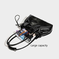Sacs à main tendance en cuir PU froissé pour femmes, vente en gros, grande capacité, sac fourre-tout à bandoulière avec sangle réglable en cuir PU