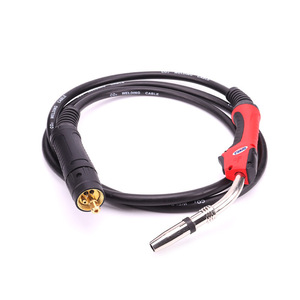 European-style gas shielded <b>welding</b> <b>torch</b>, Binzel 24KD <b>welding</b> <b>torch</b>, O2 <b>welding</b> <b>torch</b>, 24KD conductive nozzle <b>welding</b> machine - Product Image 1