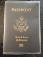 Offre Spéciale en gros clair Transparent givré carte d'identité protecteur de voyage passeport porte-couvercle étui organisateur convient presque pays