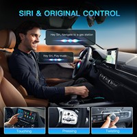 Boîtier Carbitlink sans fil transfrontalier pour CarPlay et Android Auto, compatible avec les appareils connectés, avec prise USB Type-C Plug and Play